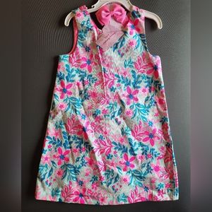 [NWT] Tommy Bahama Girls Toddler Summer Dress Sleeveless Pink Teal - Size 5T